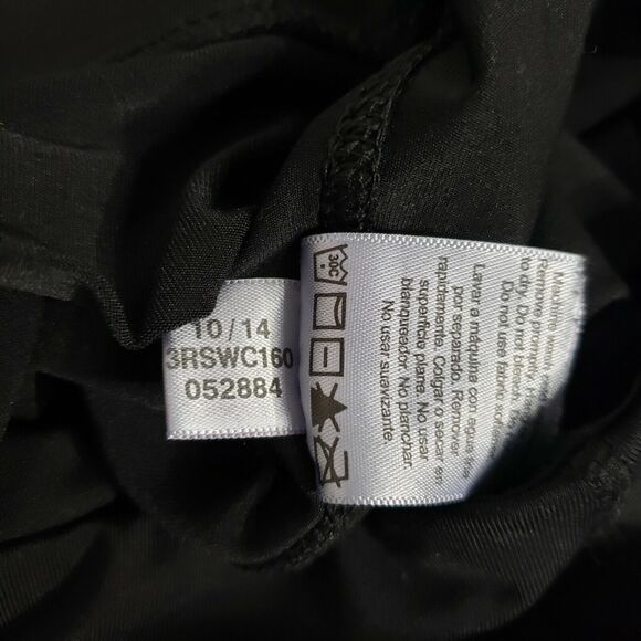 Reebok Womens Pants Size Small Cropped Capri Leggings Stretch Workout Black - Picture 10 of 11